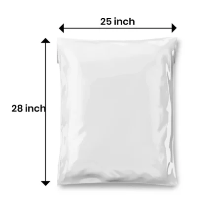 Plain Poly Black and White 25X28 without POD (52 microns)